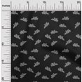 thumbnail image 1 of oneOone Cotton Poplin Twill Black Fabric Dot & Bird Block Quilting Supplies Print Sewing Fabric By The Yard 56 Inch Wide, 1 of 4