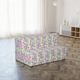 thumbnail image 4 of Rainbow Foldable Mattress, Unicorn Ice Skater, 74.8" x 39.4", Multicolor, by Ambesonne, 4 of 6