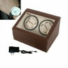 DENEST 4+6 Automatic Watch Box Watch Winder Display Case(Brown)