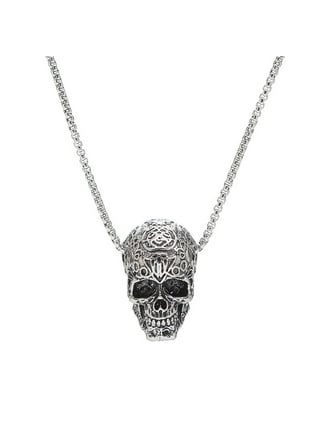Skull necklace best sale walmart