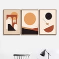 thumbnail image 2 of IDEA4WALL 3 Piece Framed Canvas Wall Art for Living Room, Bedroom Mattis and Brutalist Canvas Prints for Modern Home Decoration Ready to Hang, 2 of 5