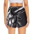 thumbnail image 2 of Lsque The Binding of Isaac Printed Women's Running Shorts with Liner Pockets,Elastic Quick Dry Workout Athletic Gym Yoga Shorts,Womens High Waist Shorts-Small, 2 of 9
