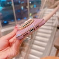 thumbnail image 6 of Compatible with iPhone 13 Pro Max Mirror Case Pearl Bow Diamond Round Makeup Mirror for Women Girls Slim Soft Flexible TPU Protective Cover Case for iPhone 13 Pro Max, 6.7 Inch Green, 6 of 6