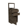 thumbnail image 2 of Yesurprise Standing Jewelry Armoire Cabinet with Top Flip Makeup Mirror, Jewelry Cabinet Armoire Chest with 2 Drawers and Door, Standing Jewelry Chest Organizer Box, 2 of 8