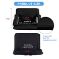 thumbnail image 2 of 24.4" Wide Stadium Seat For Bleachers With Back Support 6 Reclining Options,Folding Bleacher Chair,Comfortable Cushion,Water-Resistant,Portable For Sporting Events,Camping, 2 of 7