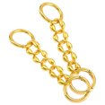 thumbnail image 2 of 2pcs Purse Strap Extender Chain Shoulder Bag Extender Chain Purse Metal Chain Extender, 2 of 8