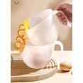 thumbnail image 1 of 1pc 500ml Capacity Measuring Cup With Scale, Plastic Egg Beater Cup With Filter And Pour Spout For Kitchen Baking, 1 of 5