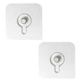 thumbnail image 1 of Wall Picture Hooks Non-marking Nail Screw Sticker; Photo Frame Stickers Hanging Photo Frame Key Adhesive Hook, 2Pcs, 1 of 8