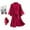 Red, variant on Azrian Summer Dresses,Plus Size Women Dress Satin Silk Pajamas Women Nightdress Lingerie Robes Underwear Sleepwear