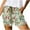 Z02-Green, variant on Ichuanyi Womens Comfy Drawstring Splice Casual Elastic Waist Pocketed Loose Shorts Pants