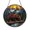 Acrylic 3.5 Inch, variant on Rustic Wildlife Window Decor – Grizzly Bear Stained Glass Style