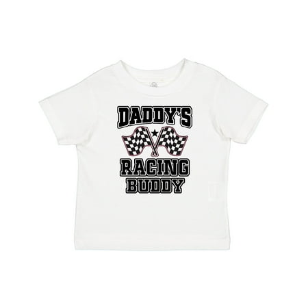 

Inktastic Racing Buddy Girls Car Flags Gift Baby Girl T-Shirt