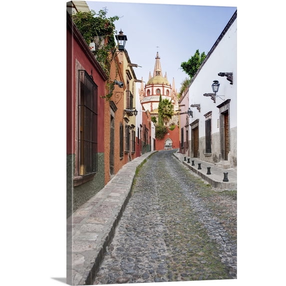 Great BIG Canvas | "Mexico, Guanajuato, San Miguel de Allende, Aldama Alley" Canvas Wall Art - 32x48