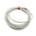 thumbnail image 1 of Shisuyan 3MM Bracelet Making Cord Round Genuine Braided Leather Rope for Bracelets Jewelry Making DIY Handicrafts 2 Meters (White), 1 of 4