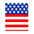 thumbnail image 2 of Patriotic Stars and Stripes Pattern Heat Transfer Vinyl - 10" x 12" Decorative Patriotic Print Sheet for DIY T-Shirts, Crafts, and Holiday Decorations, 2 of 9
