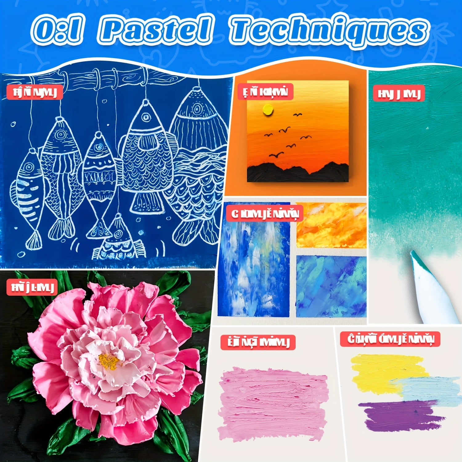 TBC The Best Crafts 52 Colors Soft Oil Pastels, Classic Macaron and Metallic Shades, Non-toxic Smooth Art Crayons for Writing, Sketching and Drawing on Paper, Cardboard, notebooks and more.