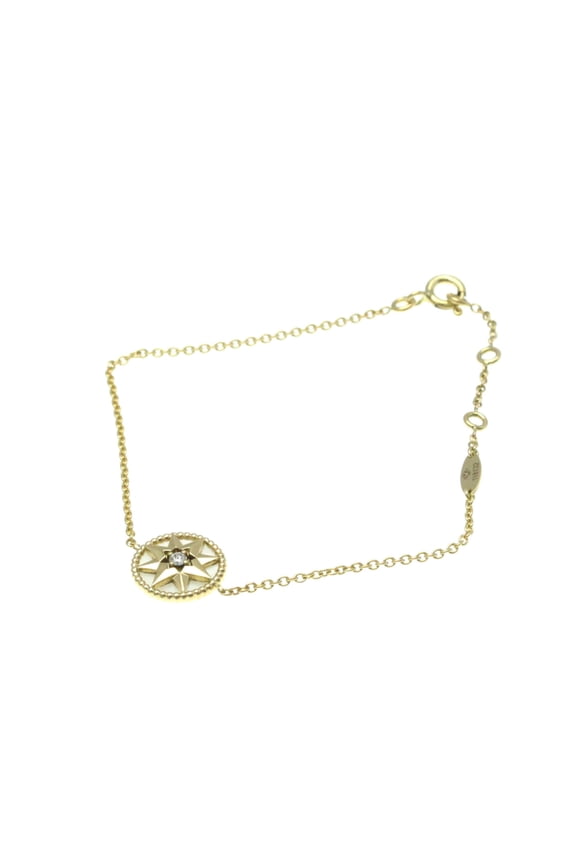 Pre-Owned Christian Dior Rose Des Vents Bracelet Yellow Gold (18K) Diamond,Mother Of... (Good)