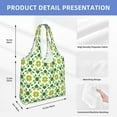 thumbnail image 4 of ZNDUO Women Tote Bag, Casual Handbags Big Capacity Shopping Shoulder Bag- Floral Geometric Repeat Pattern, 4 of 7
