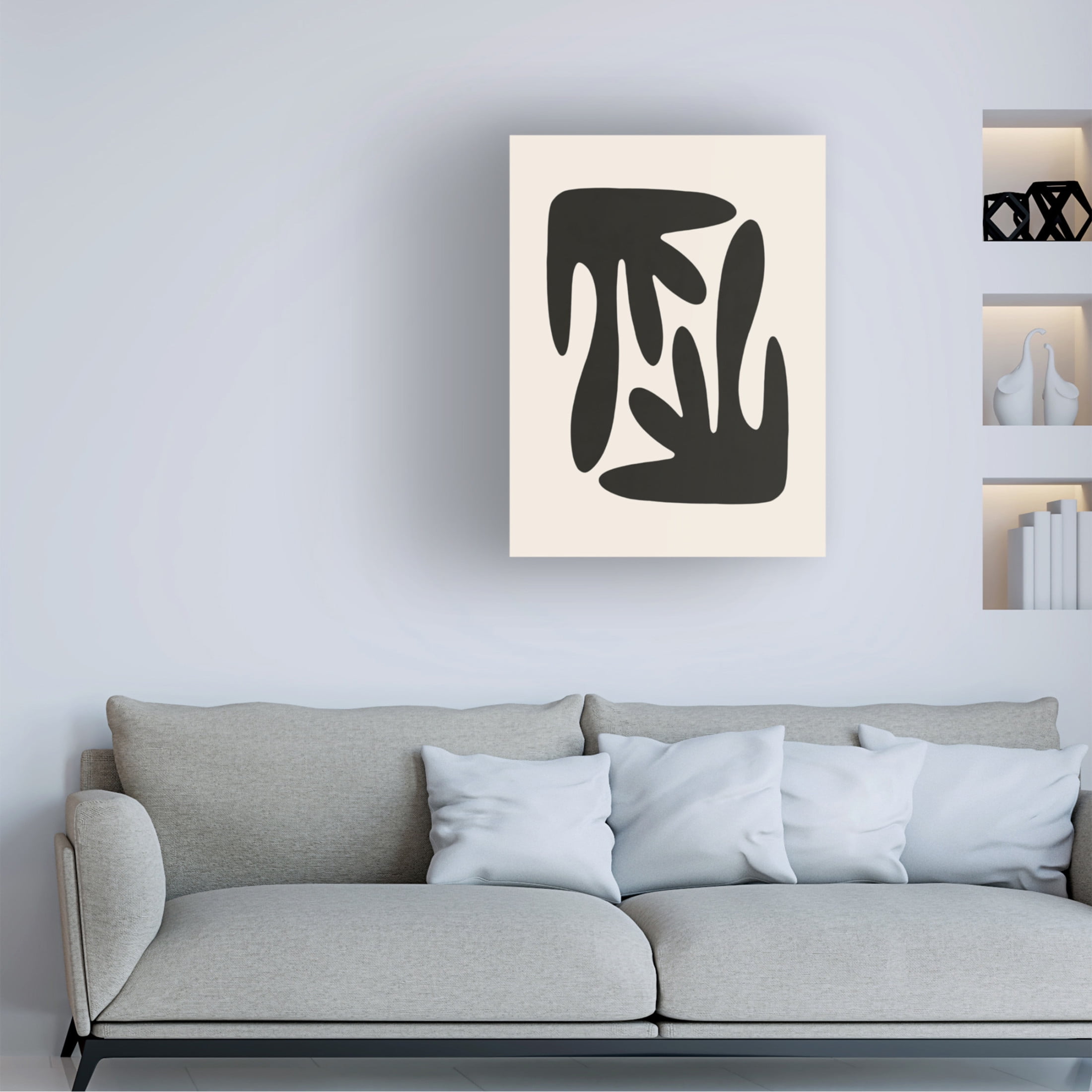 Canvas Wall Art - LivinLi 'Mirror' Wall Art for Living Room, Bedroom, or Office Décor by Trademark Fine Art - 24 x 32 Inches