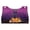 Black Cat Pumpkin Star Violet, variant on COEQINE Facial Tissue Cover PU Leather Tissue Paper Dispenser Rectangle Tissue Case Dispenser Organizer for Home Kitchen, Office, Car, Outdoor Tent, Hotel, Cute Sea Turtle Love