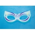 thumbnail image 3 of Inflatable Blue And Purple Masquerade Double Mesh Seat Swimming Pool Float 12-Inch, 3 of 3
