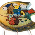 thumbnail image 2 of STPgoods Fish Handmade Ceramic Hanging Wall Decoration Indoor Home Decor, 2 of 4