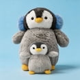 thumbnail image 4 of Mundo de Pinguinos Regordetes Animal de Peluche Madre E Hijo Pinguino Muñeco de Peluche Juguete Silla Sofá Decorativo, 4 of 4