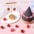 thumbnail image 4 of 1 Box 24Pcs 3 Styles Resin Strawberry Charms Bulk Strawberries Charm Small Simulation Lucky Fruit Red Berry Charm for Jewelry Making Charms Supplies DIY Necklace Bracelet Earrings Adult, 4 of 5