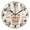 Black, variant on Cute Teddy Bear in Pots Round Wall Clock Battery Operated Silent Non-Ticking Bedroom Office Kitchen Home School Decor 10"(Gold)