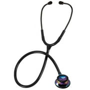 Prestige Medical Clinical Lite Stethoscope, Rainbow & Stealth/Black Rainbow & Stealth / Black Adult