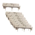 thumbnail image 4 of Terraxo 8 Pieces Landscape Edging Decorative Multifunctional Landscape Borders Garden Borders for Flower Bed Flower Lawn Edge Outdoor, 4 of 8