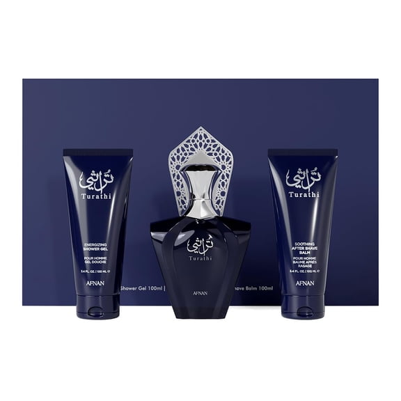 Set Afnan Turathi Blue 3Pzs