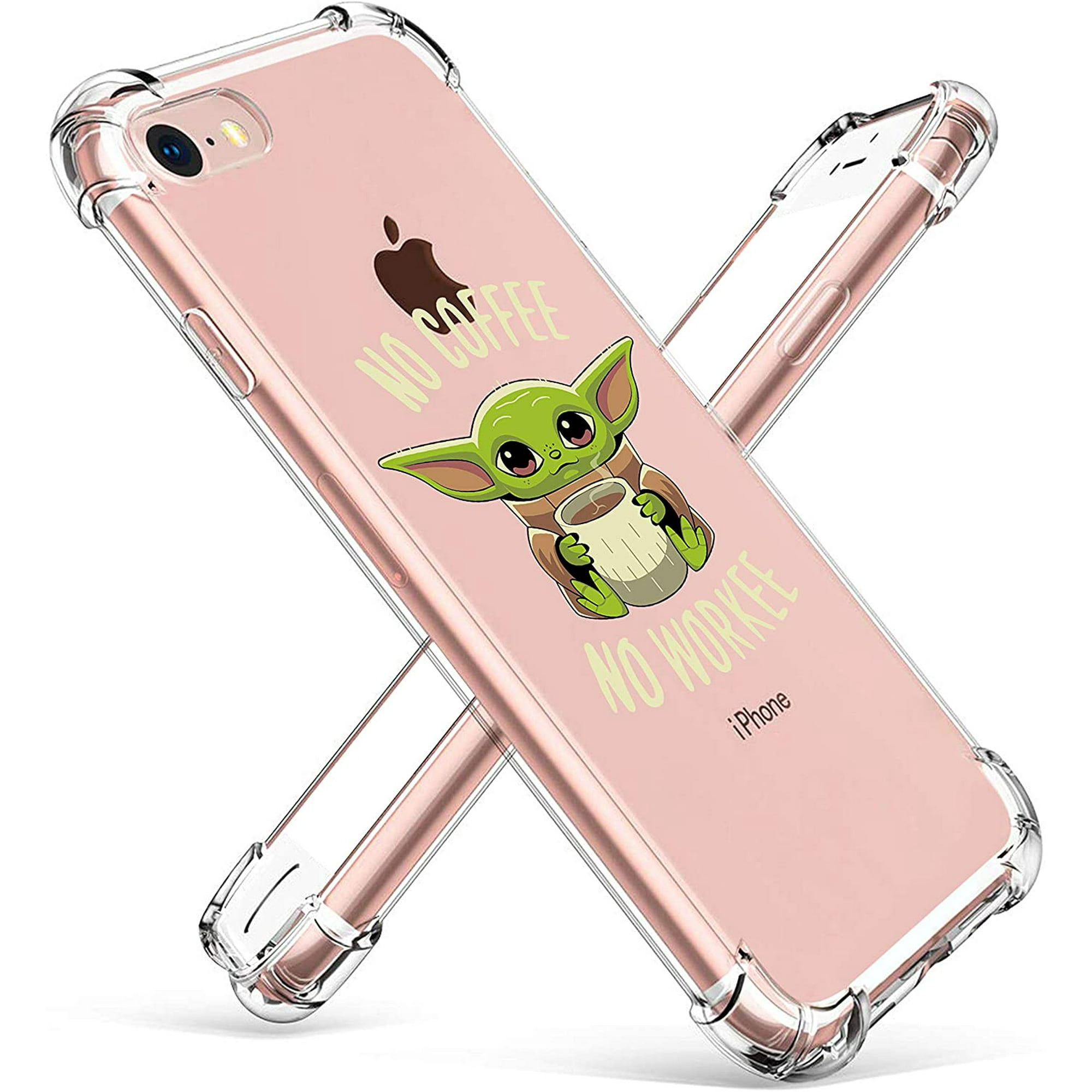 Bqhagfte For Iphone 7 Plus/8 Plus Case Cartoon Character Funny Cute Fun Tpu Design Cover For Girls Women Teen, Fashion Cool Unique Aesthetic Clear Cas