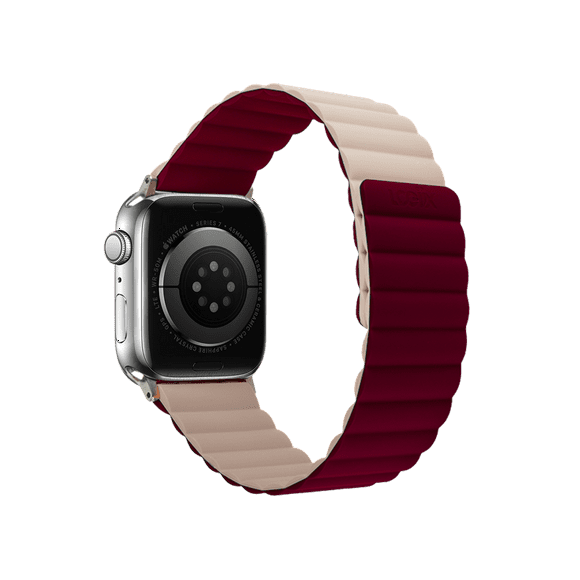 LOGiiX Vibrance Link Apple Watch Band 38/40/41mm S1-9/SE - Burgundy/Stone