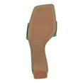 thumbnail image 4 of INC Womens Green Comfort Beyla Open Toe Block Heel Slip On Dress Heeled Sandal 10 M, 4 of 4