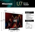 thumbnail image 3 of TV Hisense 65 pulgadas 4K Ultra HD Smart TV MiniLED 65U7N, 3 of 4