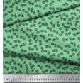thumbnail image 2 of Soimoi Green Cotton Duck Fabric Bicycle Transport Fabric Prints By Yard 42 Inch Wide, 2 of 3