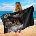 thumbnail image 3 of XYZCANDO German Shepherd Seat Cover Towel Absorbent Soft Beach Towels Car Seats Covers Waterproof and Sweatproof Towel Seat Covers Universal Fit for Most Cars SUVs Sedans, 3 of 7
