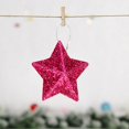 thumbnail image 4 of Zruodwans Sparkling Party Decorations 6pcs Christmas Five-pointed Star Hanging Decoration Reusable Holiday Decor Xmas Tree Glitter Powder Star Ornament Pendant, 4 of 8