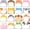 Luiy-48notes, variant on 24 Pads 480 Sheets Thanksgiving Cute Sticky Notes, Kawaii Fun Sticky Notes Mini Cartoon Notes Pads Bulk Memo Self Adhesive for Office School Party Supplies