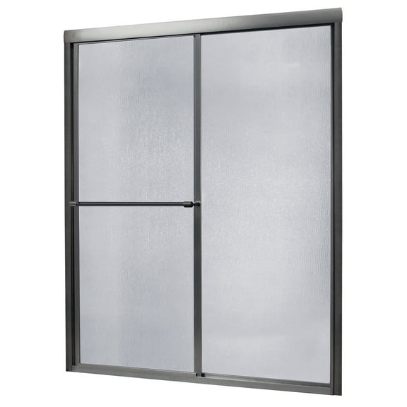 Craft Main Tdss6070-Rn Tides 70" High X 60" Wide Sliding Framed Shower Door - Nickel