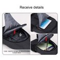 thumbnail image 4 of Guardurnaity Bolso bandolera Mano de obra meticulosa Adecuado para varias ocasiones Riñonera impermeable Bolso cruzado informal Bolsas de mensajero y de hombro Azul marino, 4 of 6