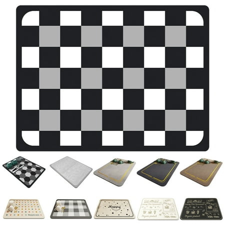 

Juliy Table Mat Wipe Clean Anti-fouling Double-sided Non-slip Absorbent Diatomite Home Dining Drying Dishes Drain Mat for Kitchen