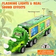thumbnail image 4 of Growsly Kids Toy Car-With Flashing Lights, Music and Roaring Sound Dinosaur Truck Suitable for Kids 3-12 Years Old Kids, 4 of 6