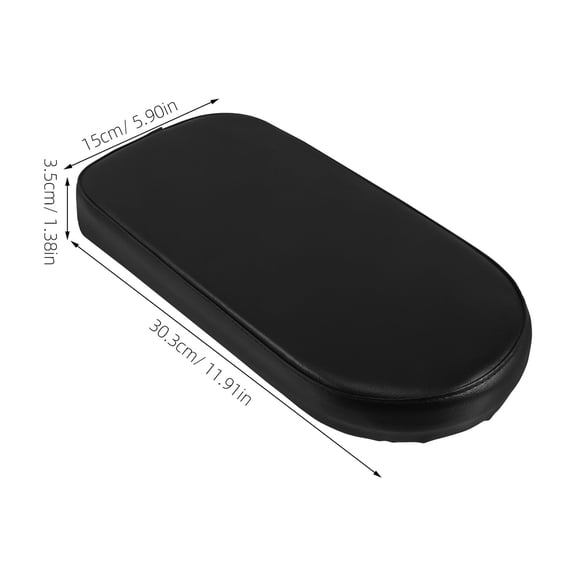 Bicycle Seat Cushion for Mountain Bike Rear Rack Full Black Ergonomic Comfortable Shock