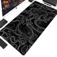 thumbnail image 3 of Alfombrilla de ratón grande de Arte Blanco y negro, alfombrilla de ratón XXL para oficina, alfombrillas para jugador grandes, alfombrillas de goma para teclado de 1000x550, alfombrilla de escritorio,, 3 of 5