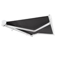 thumbnail image 2 of Awntech 16 Ft Key West Manual Heavy Duty Patio Retractable Awning with Cassette (192in x 9.38in x 120in), Black, 2 of 7