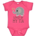 thumbnail image 3 of Inktastic Tia Loves Me Baby Elephant Boys or Girls Baby Bodysuit, 3 of 5