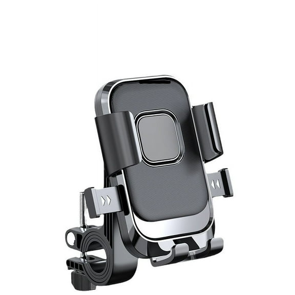 Anti-Vibration Electric Bike Phone Holder Motorcycle Phone Mount Phone Cradle For Motorbike Bicycle Scooter Adjustable Navigation Mounting Bracket