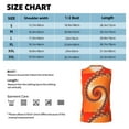 thumbnail image 6 of Easygdp Orange Rotating Men's Breathable Tank Tops Sleeveless Sporty T Shirts for Basketball, Mountaineering, Bodybuilding -Small, 6 of 8